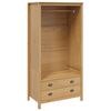 vidaXL Armoire Marron miel 84 x 50 x 170 cm Bois de Pin Massif