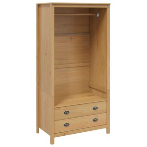 vidaXL Armoire HILL Marron miel 84 x 50 x 170 cm Pin massif