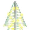 vidaXL Sapin de Noël avec 100 LED Blanc chaud 120 cm PET