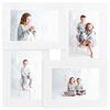 vidaXL Collage de cadres photo pour photo de 4x(13x18 cm) Blanc MDF