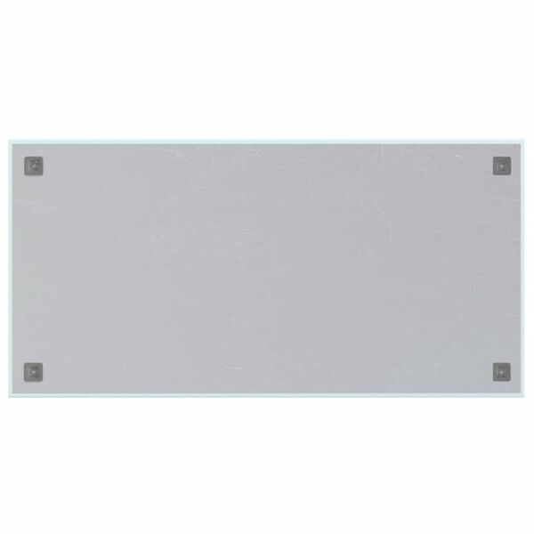 vidaXL Tableau noir magn&eacute;tique mural Blanc 100x50 cm Verre tremp&eacute;