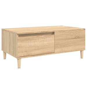 vidaXL Table basse Ch&ecirc;ne sonoma 90x50x36,5 cm Bois d'ing&eacute;nierie