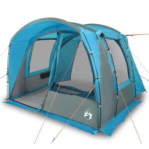 vidaXL Tente de voiture 4 personnes bleu imperm&eacute;able
