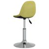 vidaXL Chaises pivotantes &agrave; manger lot de 4 vert tissu