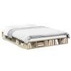 vidaXL Cadre de lit sans matelas ch&ecirc;ne sonoma 150x200 cm