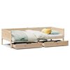 vidaXL Lit de jour avec tiroirs sans matelas 80x200 cm bois massif