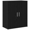 vidaXL Buffet en ch&ecirc;ne noir 60x31x70 cm bois d'ing&eacute;nierie