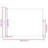 vidaXL Auvent lat&eacute;ral r&eacute;tractable de patio 220x300 cm Cr&egrave;me