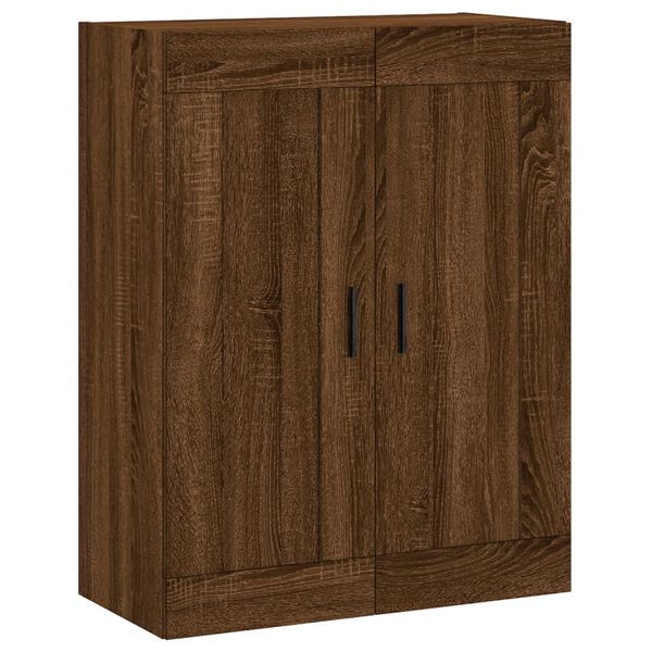 vidaXL Armoire murale chêne marron 69,5x34x90 cm bois d'ingénierie