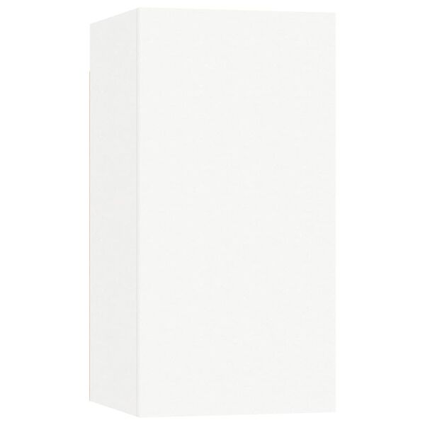 vidaXL Meubles TV 4 pcs Blanc 30,5x30x60 cm Bois d'ingénierie