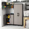 Keter Armoire de rangement basse Pro Noir et gris
