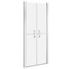 vidaXL Porte de douche ESG d&eacute;poli 91x190 cm