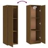 vidaXL Meubles TV 3 pcs Marron miel Bois massif de pin