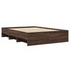 vidaXL Cadre de lit sans matelas ch&ecirc;ne marron 120x200 cm