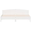 vidaXL Cadre de lit sans matelas blanc 180x200 cm bois massif de pin