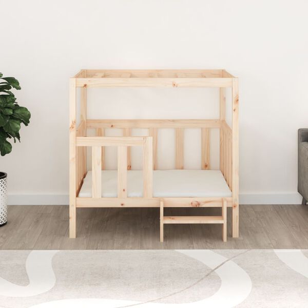 vidaXL Lit pour chien 105,5x83,5x100 cm Bois de pin solide