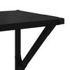 vidaXL &Eacute;tag&egrave;res Murales 2 pcs Ch&ecirc;ne noir 60 x 25 x 25,5 cm