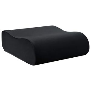 vidaXL Coussin d&rsquo;assise Uni Noir 40 x 40 x 13 cm Mousse PU