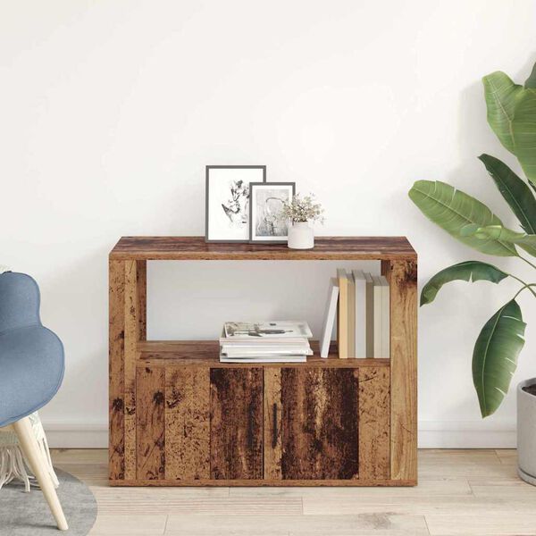 vidaXL Buffet Bois ancien 80 x 30 x 60 cm Bois d'ing&eacute;nierie