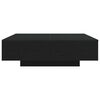 vidaXL Table basse Ch&ecirc;ne noir 100 x 100 x 31 cm Bois d'ing&eacute;nierie
