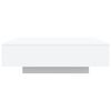 vidaXL Table basse blanc 100x100x31 cm bois d'ingénierie