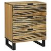 vidaXL Cabinet de chevet Marron 50 x 33 x 62 cm Bois d'acacia massif