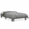 vidaXL Cadre de lit sans matelas sonoma gris 90x200 cm