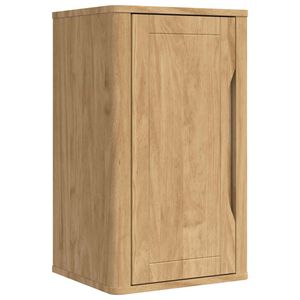 vidaXL Armoire murale de salle de bain avec &eacute;tag&egrave;re FLORO Cire marron