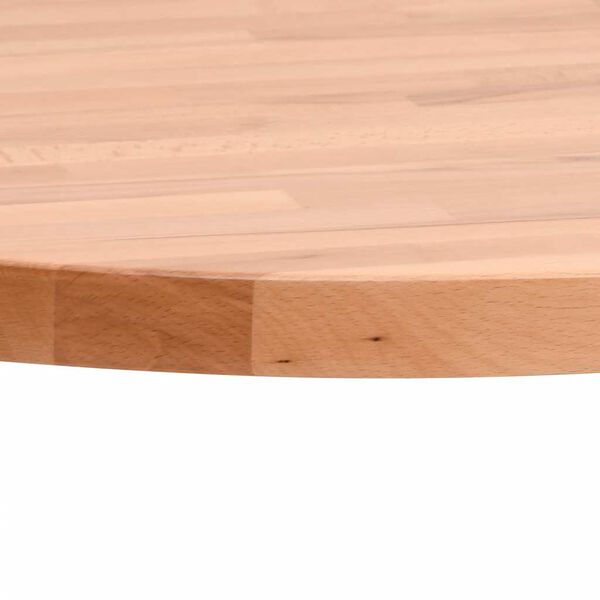 vidaXL Dessus de table Ø30x1,5 cm rond bois massif de hêtre