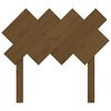 vidaXL Tête de lit Marron miel 92x3x81 cm Bois massif de pin