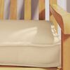 vidaXL Set de coussins de palette 2 pcs Beige 180 x 40 x 8 cm
