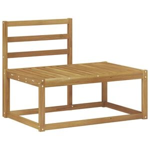 vidaXL Canap&eacute; d'ext&eacute;rieur en bout Blanc 91 x 63 x 73 cm