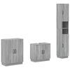 vidaXL Ensemble de meuble de salle de bain 3 pi&egrave;ces HOORN Sonoma gris
