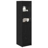 vidaXL Haut Armoire Ch&ecirc;ne noir 35 x 37 x 142 cm Bois d'ing&eacute;nierie