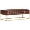 vidaXL Table basse 112 x 50 x 40 cm en bois de manguier massif