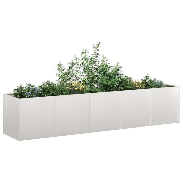 vidaXL Jardini&egrave;re 200x40x40 cm acier inoxydable