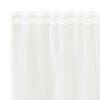 vidaXL Rideau en Dentelle Floral Blanc 180 x 400 cm Polyester