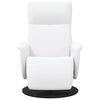 vidaXL Fauteuil de massage inclinable Blanc 71 x 90 x 105 cm