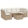 vidaXL Ensemble de canap&eacute; de jardin 7 pc 6-Nombre de places