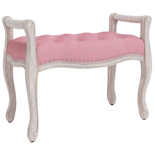 vidaXL Banc Rose 80x45x60 cm Velours