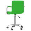 vidaXL Chaises pivotantes &agrave; manger lot de 4 vert similicuir