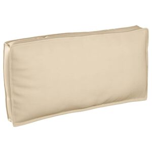 vidaXL Coussin Beige 120 x 60 x 12 cm Tissu Oxford