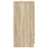 vidaXL Buffet avec tiroirs ch&ecirc;ne sonoma 37,5x35x99 cm bois ing&eacute;nierie
