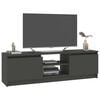 vidaXL Meuble TV Gris 120x30x35,5 cm Bois d'ing&eacute;nierie