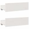 vidaXL Cadre de lit sans matelas avec tiroirs 75x190 cm bois de pin