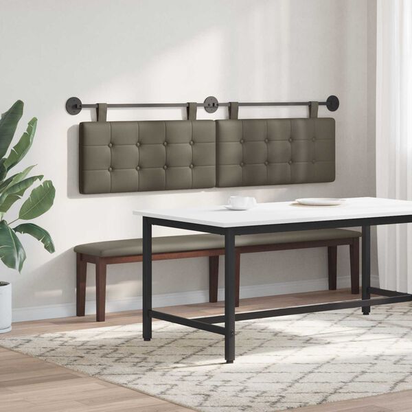 vidaXL T&ecirc;te de lit suspendue Montage mural Simili cuir