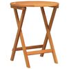 vidaXL Table de Jardin Naturel 60 x 60 x 72 cm Bois d'Acacia Massif