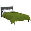 vidaXL Duvet d'&eacute;t&eacute; simple Vert 220 x 135 cm Microfibre