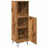 vidaXL Armoire de salle de bain vieux bois 30x30x100cm bois ingénierie