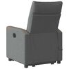 vidaXL Fauteuil de massage inclinable Gris fonc&eacute; Tissu